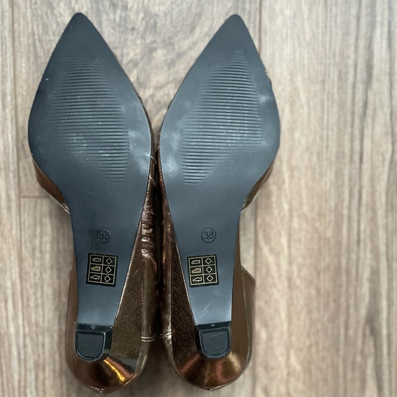 COPY - Spring Copper Ruched Kitten Heel | 38 - Picture 9 of 10